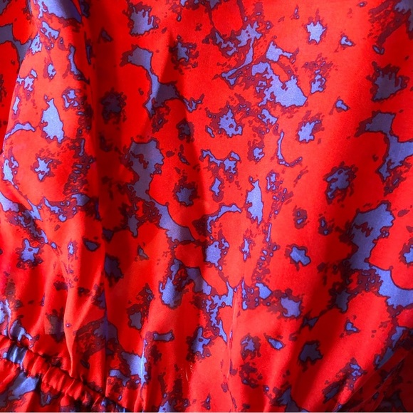 Karen Kane all silk elastic waist tunic length flowing top oversized fit M - Picture 4 of 9